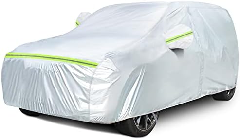 Car Cover Fit for SUVs 193"-208" Car Cover Waterproof All Weather Car Covers for Automobiles UV Protection Car Covers Snow Resistant Outdoor Full Exterior Covers