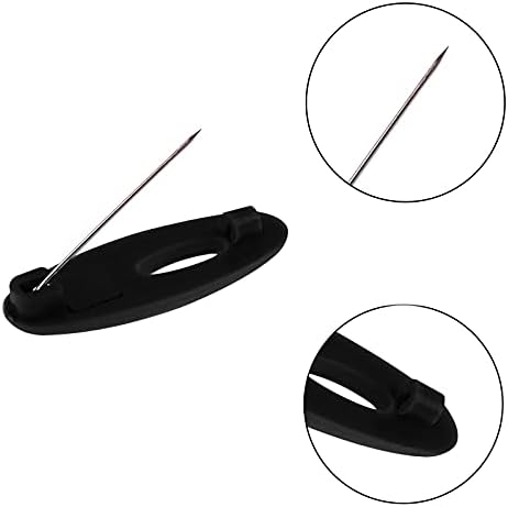 BLBK Hijab Pins, 30PCS Black and White Plastic Safety Pins Hijab Sari Pins for Safely Locking Baby Clothes Scarf Decoration