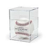 THE ORIGINAL BALLQUBE UV Grandstand Baseball Display Case Square