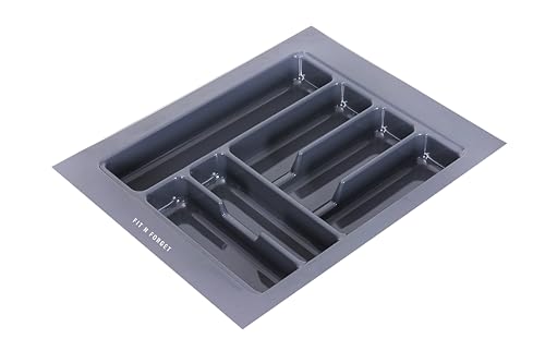 Image of Heavy PVC Cutlery Tray Organizer, Stylish Cutlery Tray for Kitchen Basket (17x18.5 Inch)