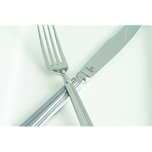 Fortessa Metropolitan 18/10 Stainless Steel Flatware 20 Piece Place Setting, Service for 4 Fortessa Metropolitan 1810 Stainless Steel Flatware 20 Piece Place Setting Service for 4