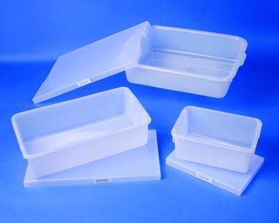 Bel-Art H16262-0000 Science Ware Sterilizing Tray, 12.7 cm Height, 26.7 cm Wide, 48.3 cm Length, Polypropylene (Pack of 6)
