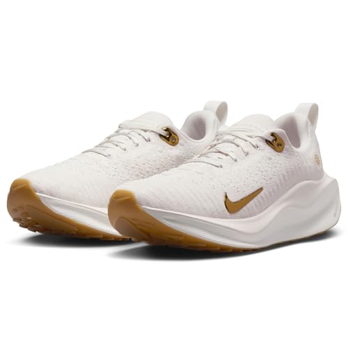 Nike Nike InfinityRN 4 Women's Road Running Shoes (DR2670-013, Phantom/White/Gum Light Brown/Metallic Gold) Size 6.5