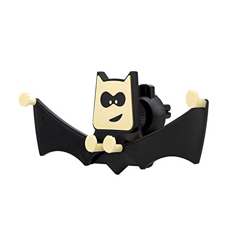 sahnah Suitable for Cell Phone Brackets Batman Style Cartoon Car Bracket Suitable for Various Vent Brackets Black