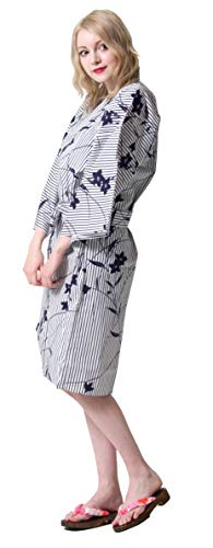 Image of Dita Tokyoin Traditional Made In Japan Cotton Yukata Robe (Japanese Pajama Kimono) Easy Wearing set2