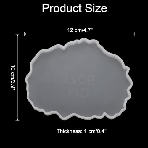 Moule silicone résine époxy géode d'agate durable pour moulage de haute précision