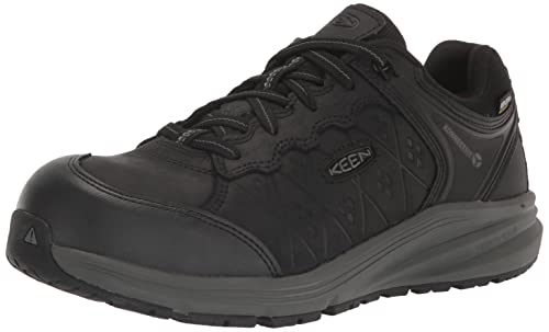 KEEN Utility Men's Vista Energy+ Low Composite Toe Waterproof Leather Industrial Work Shoes