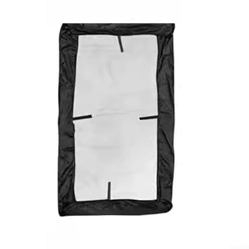 Housse de protection efficace contre la pluie et design léger pour une utilisation en extérieur (noir, 213 x 122 x 18 cm)