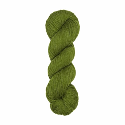 Image of Ganga Alisha Hand Knitting Yarn, 100% Acrylic Pack of 300 GMS (ALS19 - Avocado)