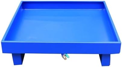 Industrial Spill Containment Pallet, Heavy-Duty Anti-Slip Drum Platform for Safe Storage in Warehouses & Garages