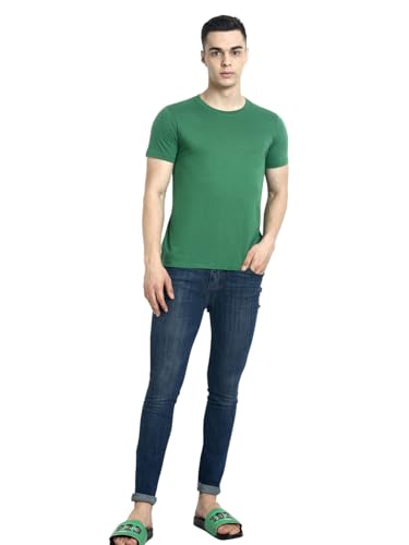 Image of hummel Cam Men's Cotton Round Neck Half Sleeve T-Shirt