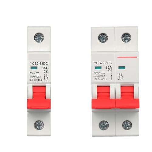 Disjoncteur solaire DC 1000V haute performance pour PV