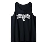 West Virginia Mountaineers Arch Over Black Tank Top