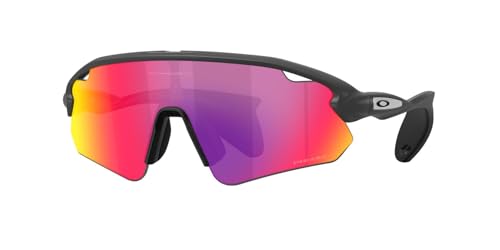 Oakley OO9525 Stunt Devil Low Bridge Fit - Gafas de sol, color negro mate/Prizm Road, 37 mm