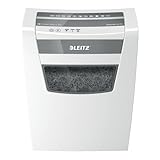 Leitz IQ Paper Shredder, 10 Sheet, Cross Cut, 6 Gallon Bin, P4 Security, Anti-Jam, Home Office (170003)