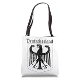 DEUTSCHLAND Germany Flag Coat Arms german Eagle vintage Tote Bag