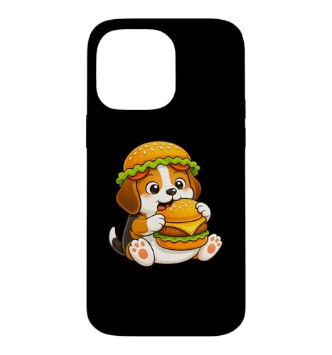 �n���o�[�K�[��H�ׂ邩�킢������r�[�O���� �X�}�z�P�[�X iPhone 14 Pro Max �p