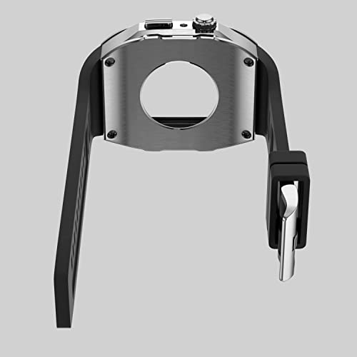 Protéger Apple Watch efficacement avec ce kit boîtier métal et bracelet silicone