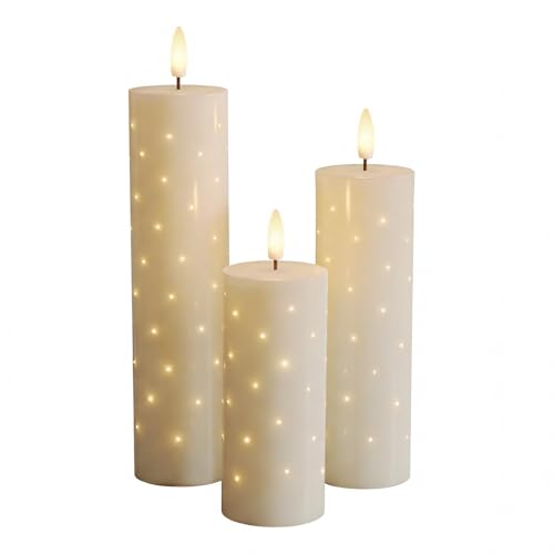 Bougies LED fibre optique pour un centre de table magique lors de vos mariages et fêtes