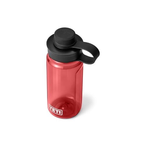 Image of YETI Yonder Water Bottle with Yonder Tether Cap, Lightweight, Leakproof and BPA-Free