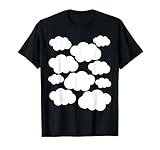 Halloween Costume White Clouds T-Shirt Small