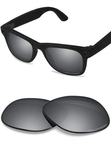 Image of BLAZERBUCK Photochromic Replacement Lenses Compatible with Ray-Ban Meta Wayfarer RW4008 | RW4012 (Gen 2) 53mm Smart Glasses