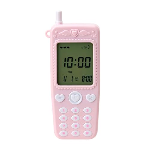 【新品未使用】ハローキティ マイメロディ　クロミ　ガラケー形置き時計3つセット 新品未使用】ハローキティ マイメロディ クロミ ガラケー形置き時計3つ