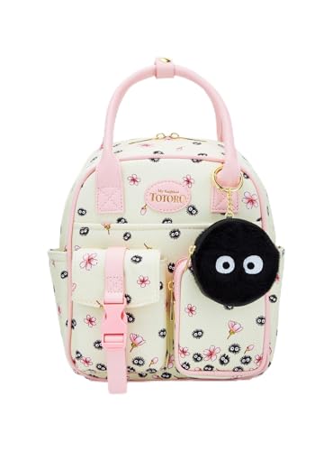 Hot Topic Her Universe Studio Ghibli® My Neighbor Totoro Soot Sprites Coin Pouch Mini Backpack GREY NONE