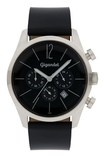 Montre quartz japonais Gigandet homme bracelet cuir analogique classique