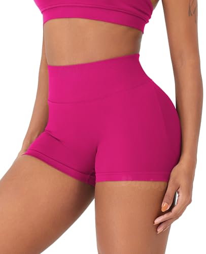 Image of VOYJOY Women Workout Impact Shorts 2.5 inch / 3.6 inch / 4.5 inch / 6 inch Scrunch Butt Lifting Gym Seamless Booty Biker Shorts