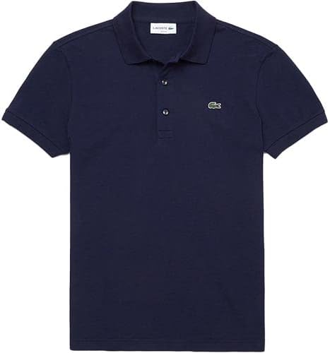Amazon ラコステ Polos 公式 スリムフィットソリッドポロシャツ 半袖 メンズ ポロシャツ 通販