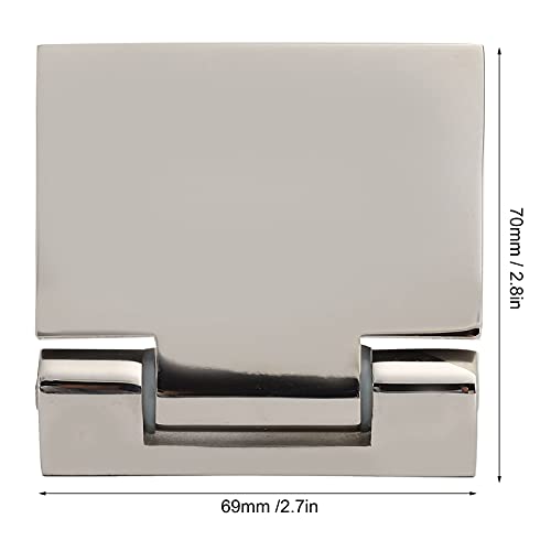 TOPINCN Stainless Steel Inclined Single Side Hinge, Rust Resistant Bathroom Glass Door Hinge, Defult, default - Image 2