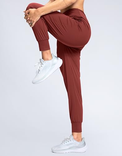 Image of SANTINY Women's Joggers Pants with Pockets Lightweight High Waisted Athletic Gym Workout Pants for Women Yoga Travel