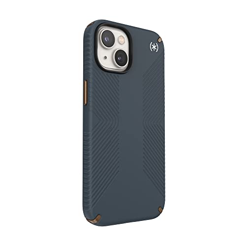 Image of Speck Presidio2 Grip MagSafe iPhone 14 Case, Charcoal, 150059-3068