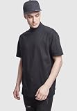 Yupoong Flexfit czapka z daszkiem unisex z organicznej bawełny z prostym daszkiem, organiczna bawełniana czapka baseballowa, regulowany rozmiar, rozmiar uniwersalny, jeden rozmiar, czarny, Rozmiar