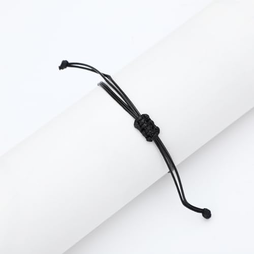 NEWITIN 16 Pieces Paw Print Bracelets for Women Handmade Adjustable Strings Stainless Steel Cat Dog Bracelets Family Friend Couple Jewelry for Women Men3