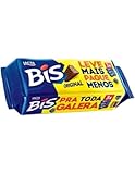 BIS Lacta - Chocolate Wafer - 4.94 Oz (PACK OF 3) Chocolate Ao Leite - 140g