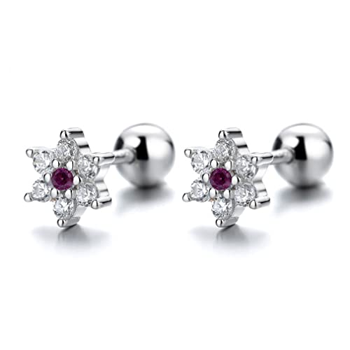 Boucle d'oreille étoile évidée argent 925 pour mariage et soirées