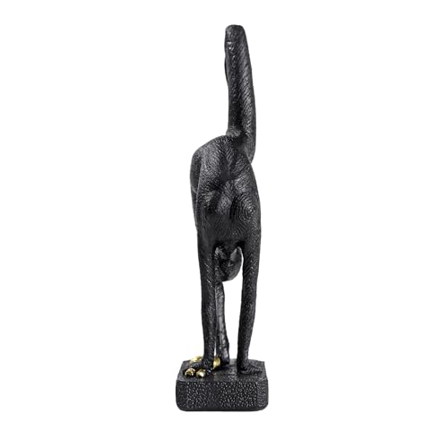 Estatua de resina gimnasta en pose de retroflexión miniatura 6