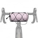 Bibykivn Fahrrad Lenkertasche Für Damen Herren Polyester, Wasserdicht, 2,5L Fassungsvermögen, Geräumige Fahrradtasche Vorne Für Fahrradlenker, Rennrad, MTB, E-Bike, Bikepacking (Lila)
