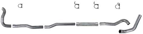 Diamond Eye KIT 4in TB MFLR RPLCMENT PIPE SGL AL: 89-93 DODGE CUMMINS 5.9L