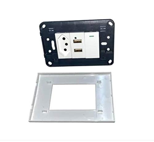 Tomada Parede + Interruptor 2 Entradas Usb Duo Universal Pro