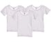 Caldore Girls Short Sleeve 3PC Pack Undershirts Size 2T