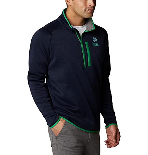Image of Columbia NCAA mens Collegiate Canyon Point Sweater Fleece Half Zip