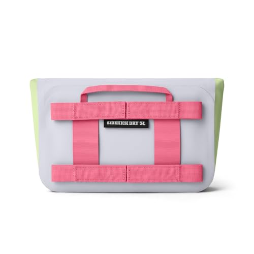 Image of YETI Sidekick Dry 3L Gear Case, Mist /Pink /Grasshopper