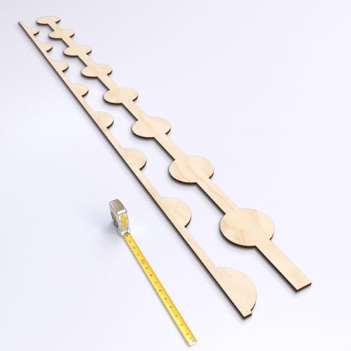 Ekena Millwork 94"H x 3/8"T Bridgeport Adjustable Wood Decorative Slat Wall Panel Kit, Birch (contains 11 Slats + 1 Straight Edge Starter Slat) by Ekena Millwork - Image 7