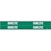 Brady 7083-4, 92022 Self-Sticking Vinyl Pipe Marker, (Pack of 50 Cards)