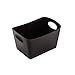 koziol Caja de almacenamiento Boxxx 1l, color negro macizo, 1 litro