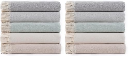 Colcha multiusos gris claro de 180x260 cm para sofa y cama pack de 2 2