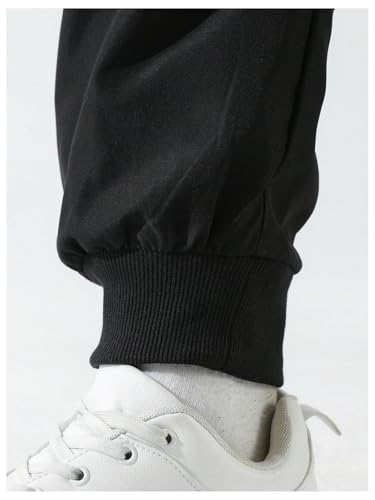 SOLY HUX Men's Sweatpants Drawstring Waist Printed Cargo Pants Street Outdoor Joggers with Pockets4